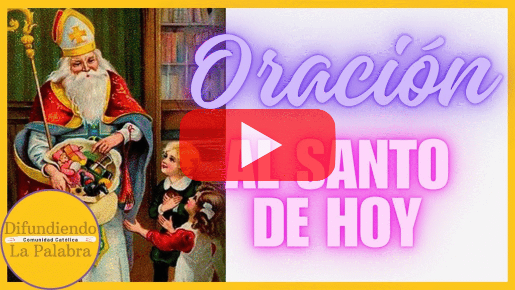 oracion al santo de hoy