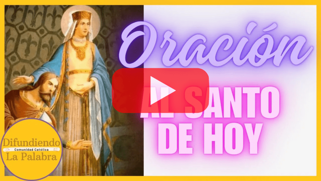 Santa Clotilde reina cristiana, orando por su familia y su pueblo