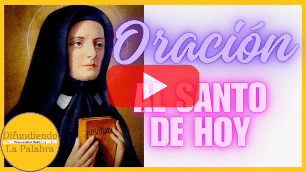 oración al santo del día