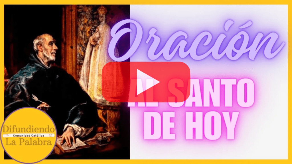 Oración al santo de hoy