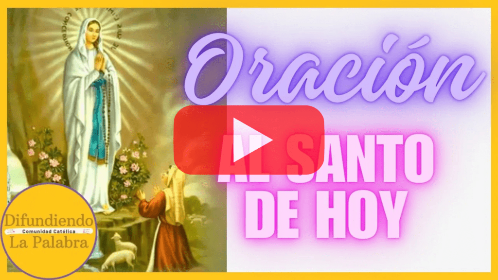 Oración al santo de hoy