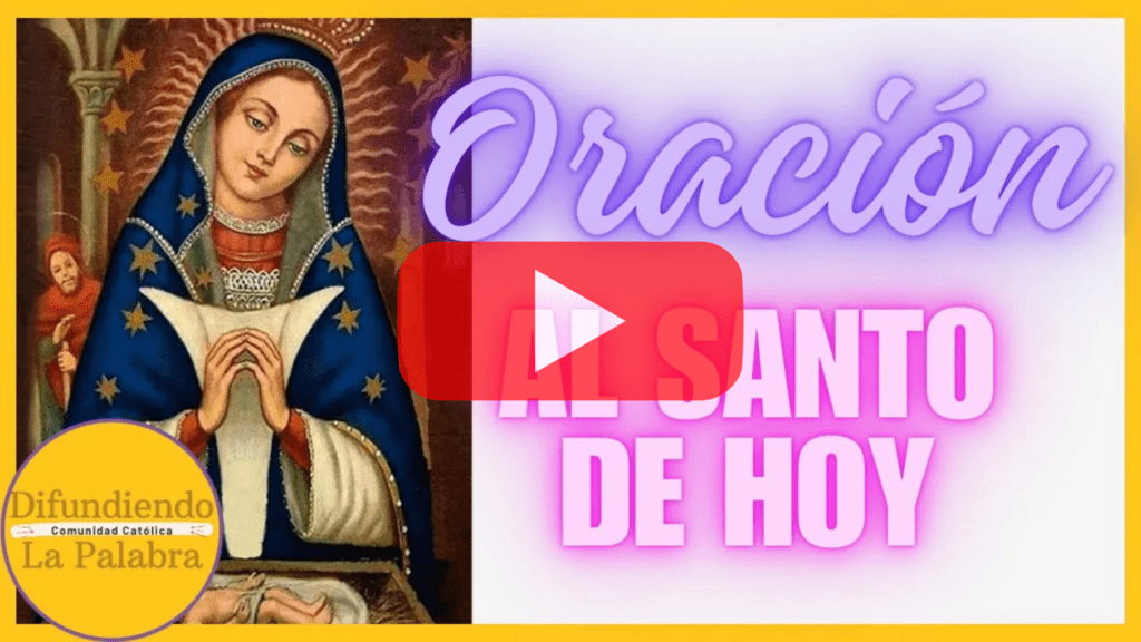 Oración al santo de hoy