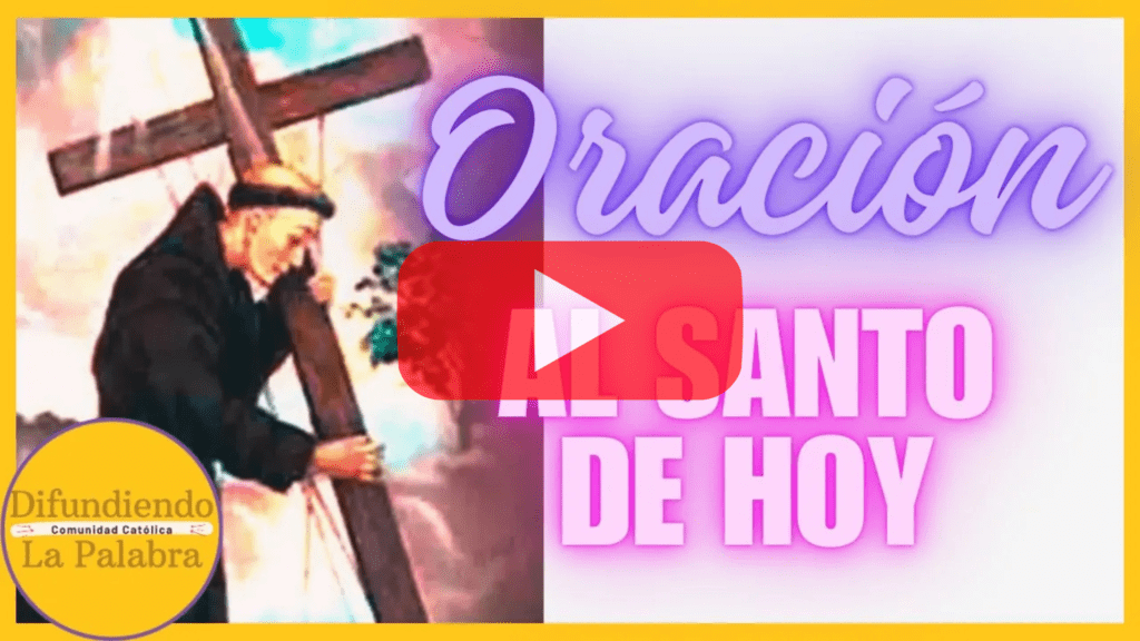 Oración al santo de hoy
