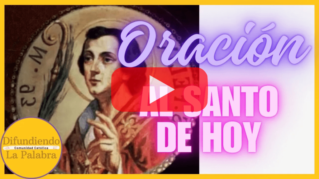 Oración al santo de hoy