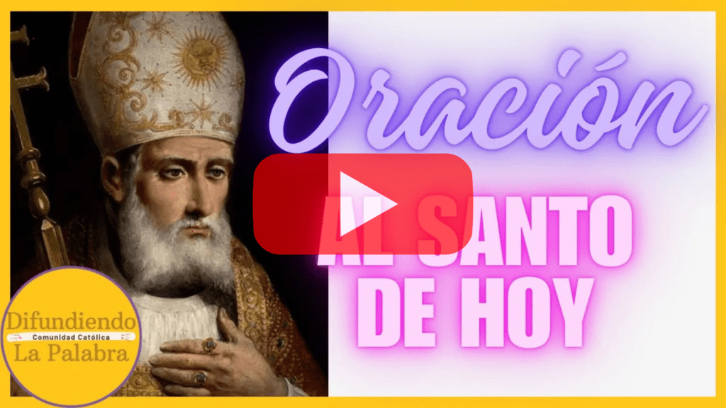 Oración al santo de hoy