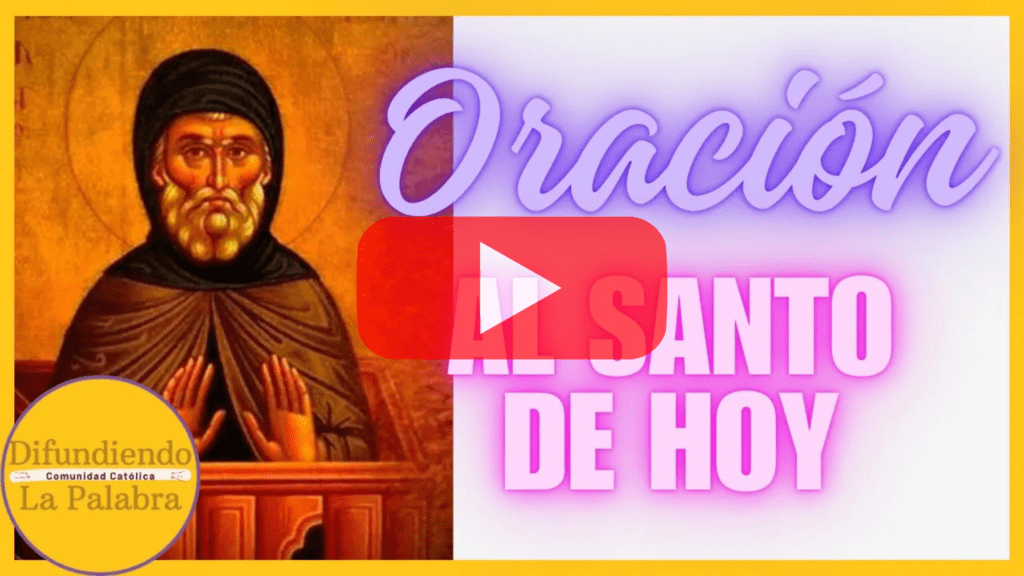 Oración al santo de hoy