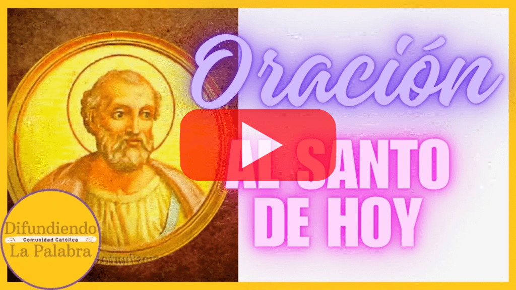 Oración al santo de hoy