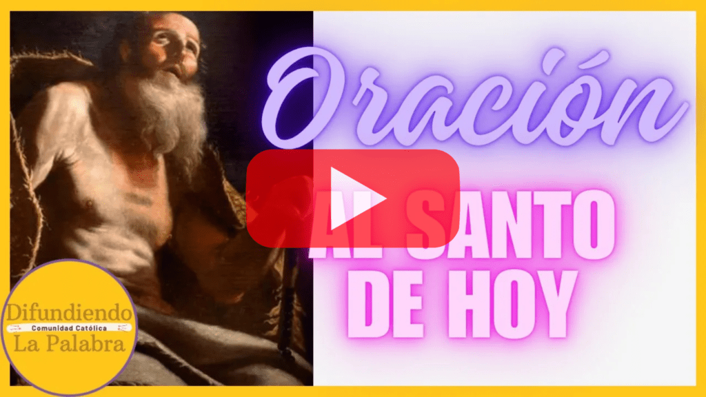 Oración al santo de hoy