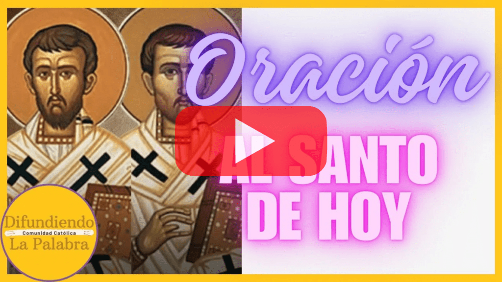 Oración al santo de hoy