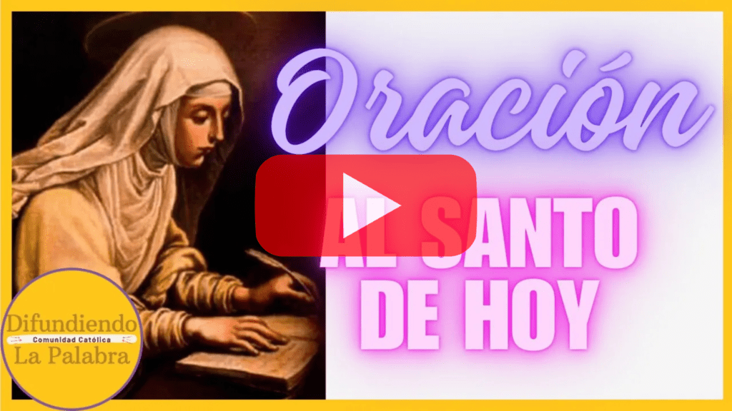 Oración al santo de hoy