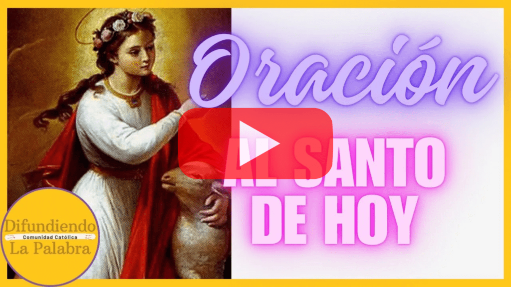 Oración al santo de hoy