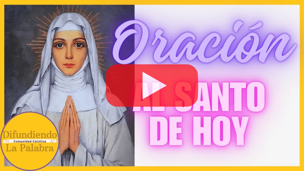 Oración al santo de hoy
