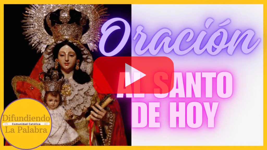 Oración al santo de hoy