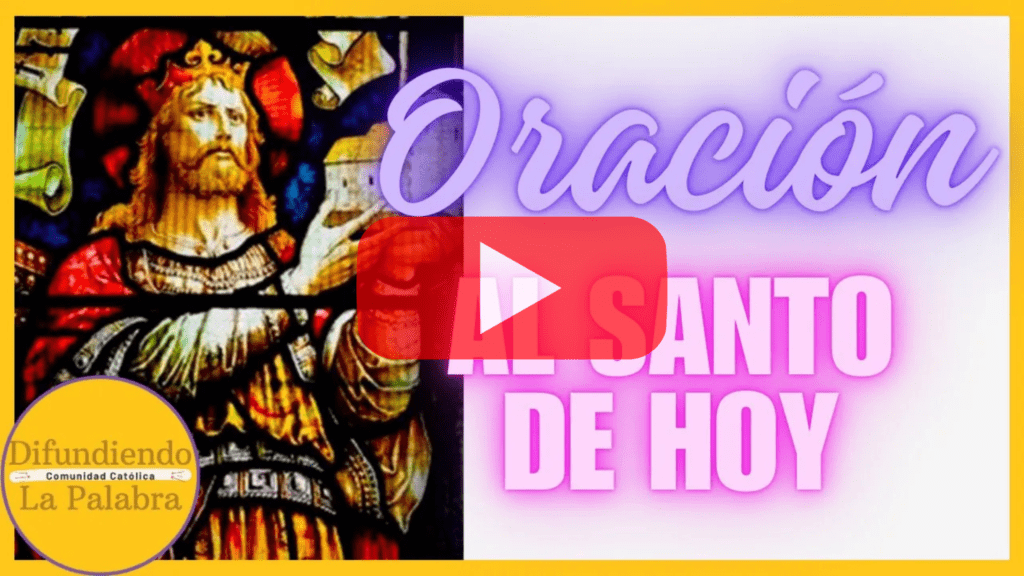 oracion al santo de hoy
