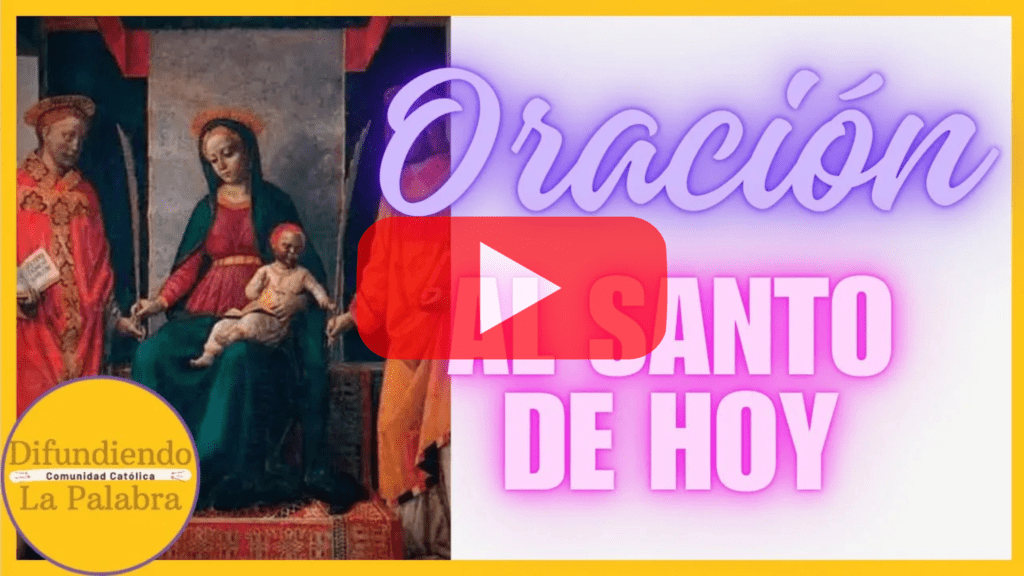 Oración al santo de hoy