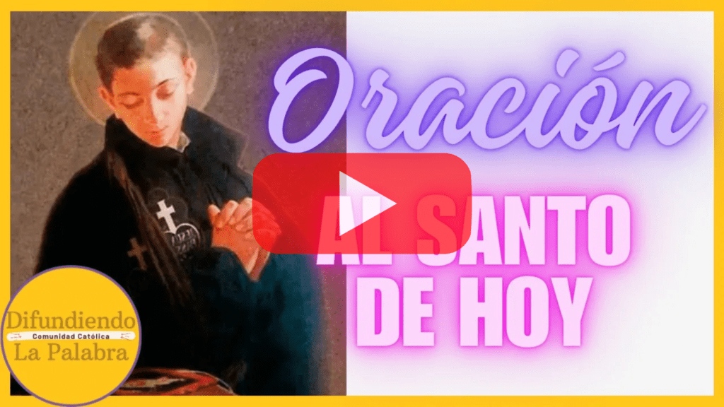 oracion al santo del dia