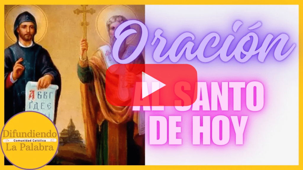 oracion a Santos Cirilo y Metodio