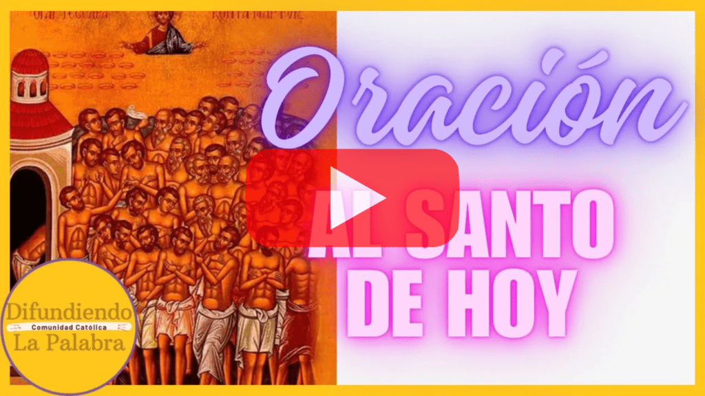 oracion al santo del dia