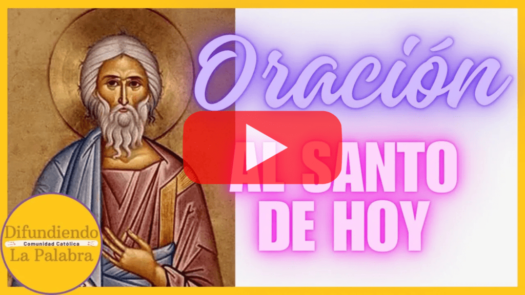 oracion al santo del dia
