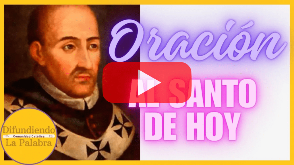 oracion al santo de hoy