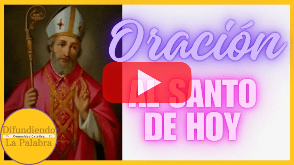 oracion al santo del dia