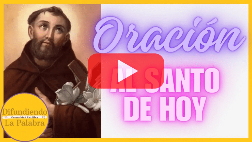 oracion al santo del día