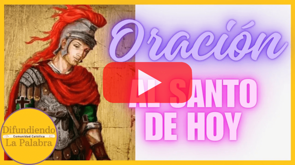 oracion al santo del dia