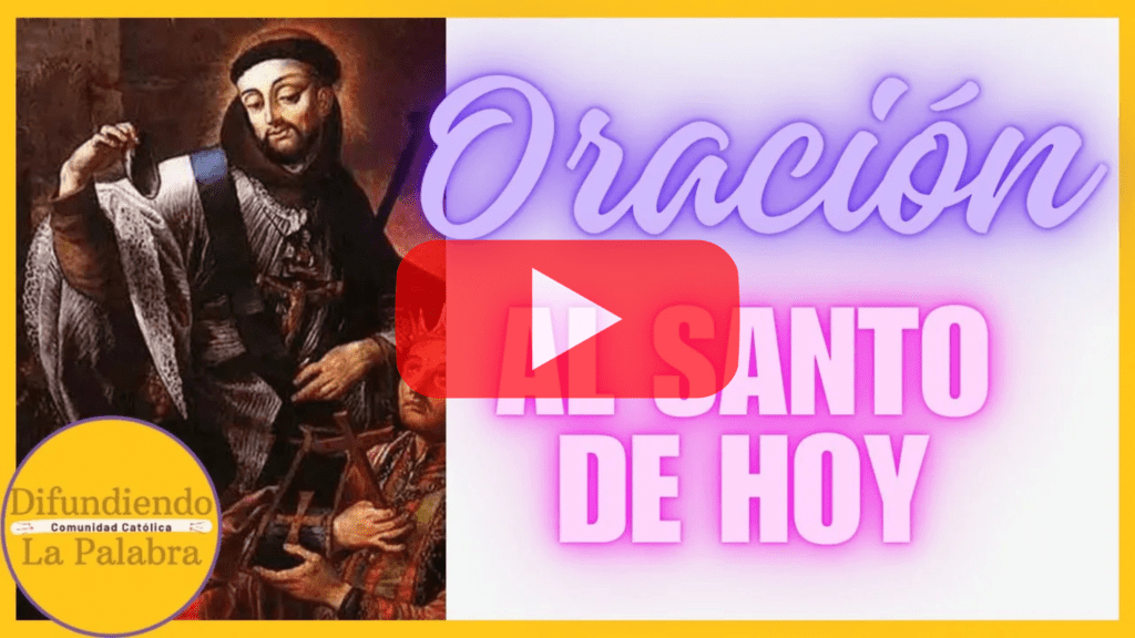 oracion al santo del dia