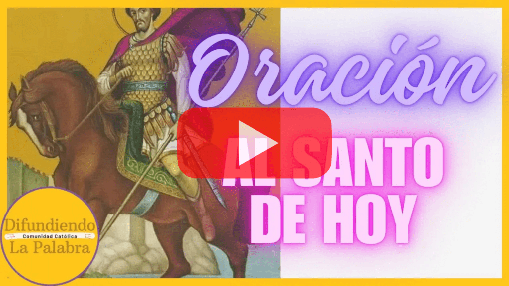 santo del dia oracion