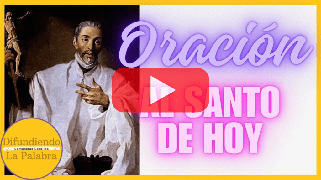 oración al santo del dia
