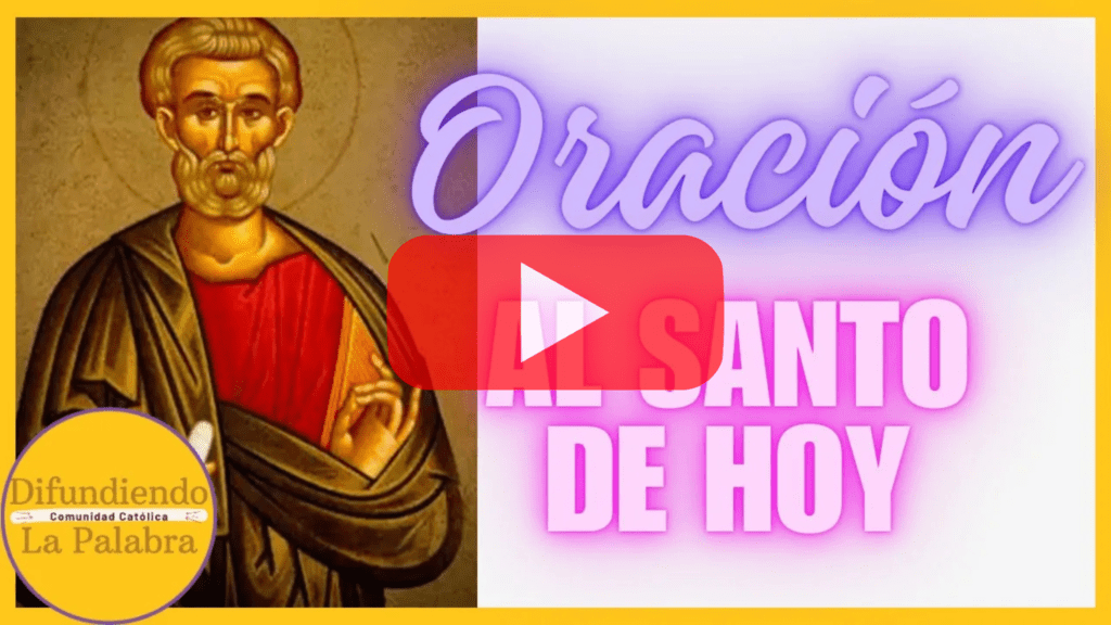 oracion al santo del dia