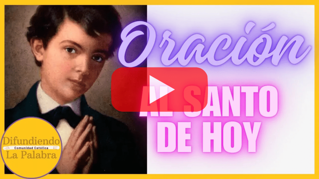 oracion al santo de hoy