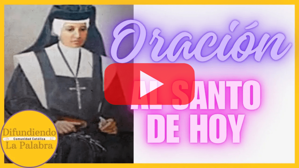 oración al santo del día