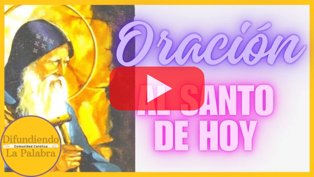 oracion al santo del dia