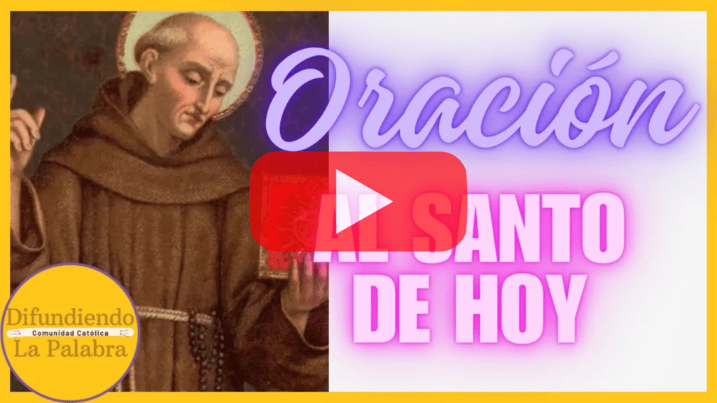 oracion al santo del dia