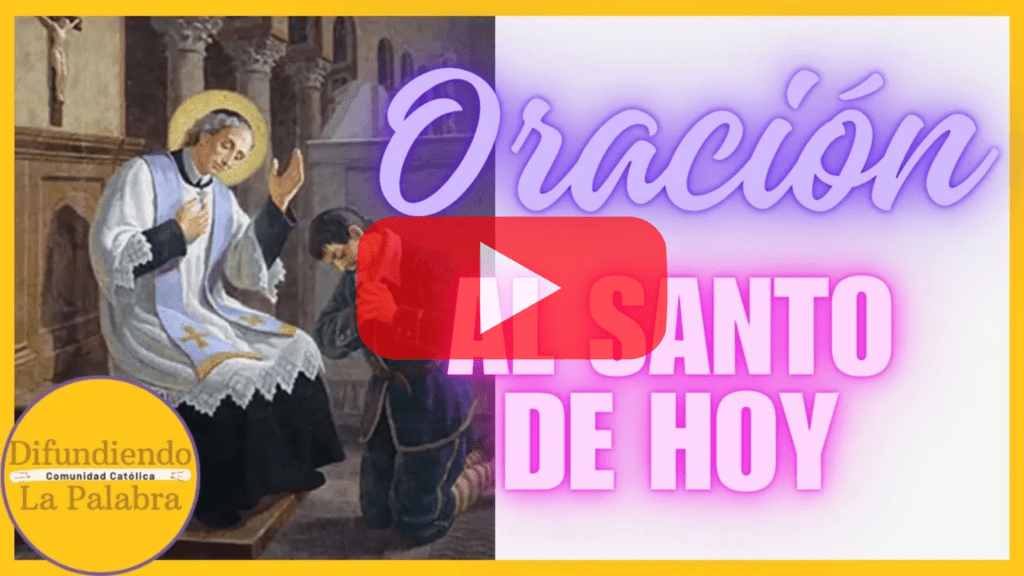 oracion al santo del dia