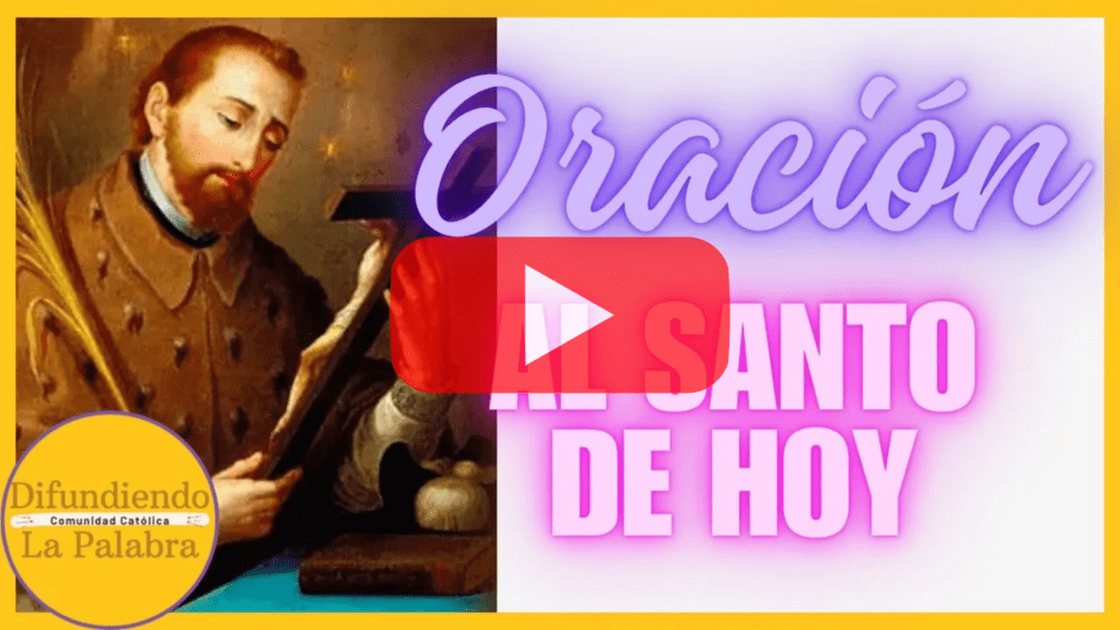 oracion al santo del dia