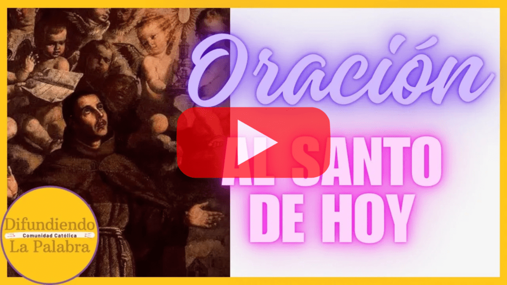 oracion al santo del dia