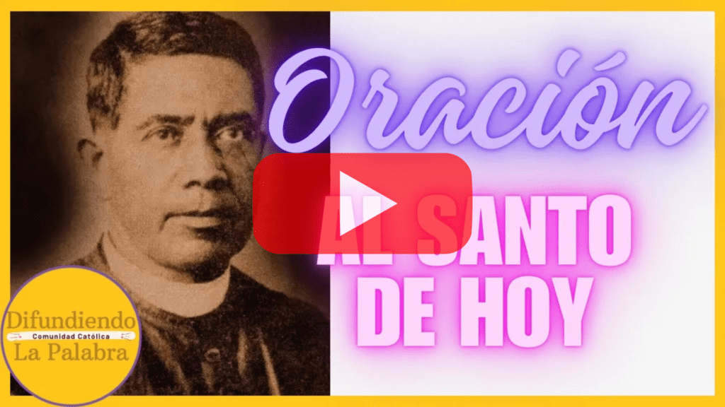 oracion al santo de hoy