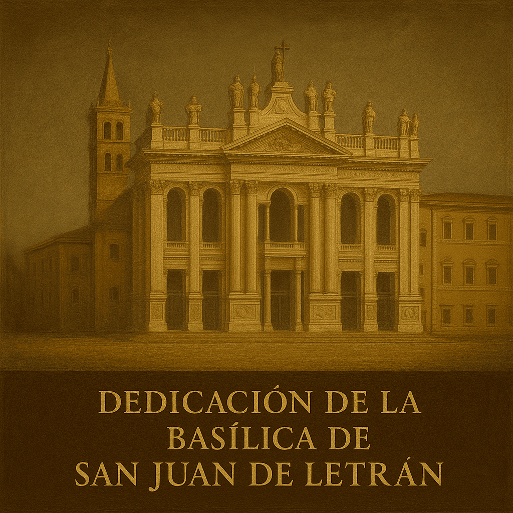 Interior de la Basílica de San Juan de Letrán iluminada por la fe